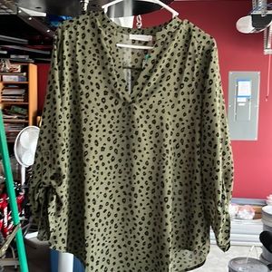 Leopard print shirt new with tags